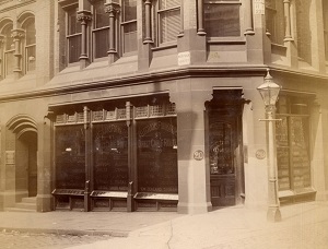 A picture of the Eastern Telegraph Company's Manchster office on Norfok Street
