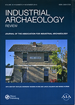 Industrial Archaeology Review Journal front cover