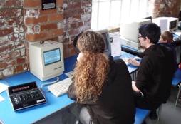 people enjoying using our retro computers
