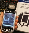 mi-Guide handset and scan logo