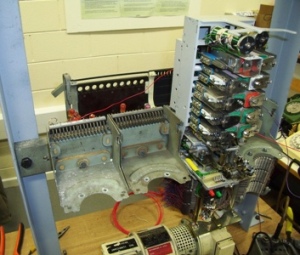 Picture showing the final selector in place and the two switch banks for the group selectors